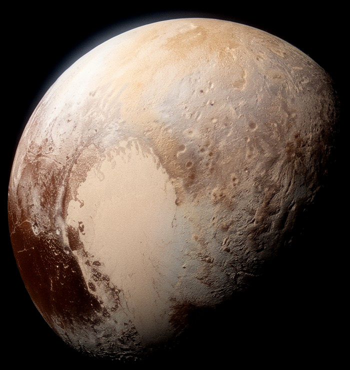 Pluto, catalogued disc